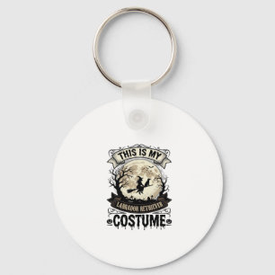 Labrador Retriever Hexe Halloween Kostüm Shirt_1 Schlüsselanhänger