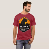 Labrador Retriever Hiking Tshirt for Lab Lovers (Vorne ganz)