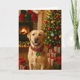 Labrador Retriever Holiday Card Feiertagskarte