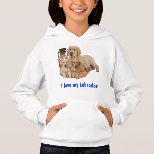 Labrador Retriever Hoodie (Vorderseite)