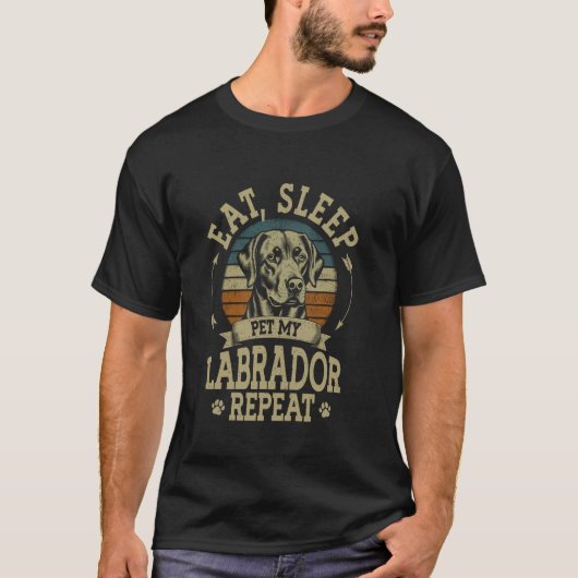 Labrador Retriever Hund 2 T-Shirt (Vorderseite)