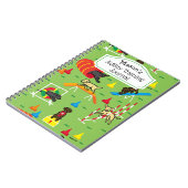 Labrador Retriever Hund Agility Training Choco Notizblock (Linke Seite)