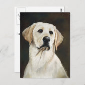 Labrador Retriever Hund Art Postkarte (Vorne/Hinten)