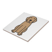 Labrador Retriever Hund Cartoon Fliese (Seite)