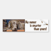 Labrador Retriever Hund Foto Funny Template Autoaufkleber (Vorne)