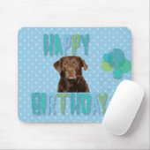 Labrador Retriever Hund Happy Birthday Mousepad (Mit Mouse)
