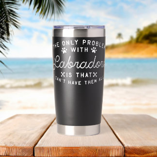Labrador Retriever Hund Hunde Geschenk Thermobecher