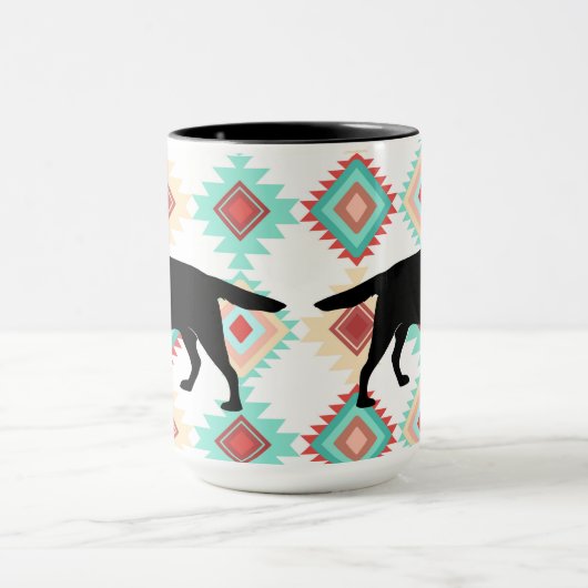 Labrador Retriever Hund im Südwesten Tasse (Zentrum)