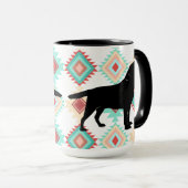 Labrador Retriever Hund im Südwesten Tasse (VorderseiteRechts)