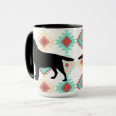 Labrador Retriever Hund im Südwesten Tasse (Vorderseite Links)