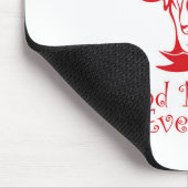 Labrador Retriever Hund mit dem Weihnachtsmann Mousepad (Ecke)