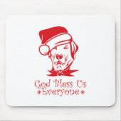 Labrador Retriever Hund mit dem Weihnachtsmann Mousepad (Vorne)