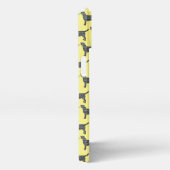 Labrador Retriever Hund Niedliche Silhouette Gitte iPhone Hülle (Rechte Seite)