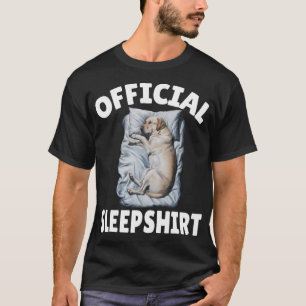 Labrador Retriever Hund offizieller Schlaf Nickerc T-Shirt