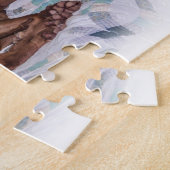 Labrador retriever-Hund, schlafend, Puzzlespiel Puzzle (Seite)