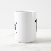 Labrador Retriever Hund Silhouette Kaffeetasse (Mittel)