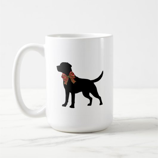 Labrador Retriever Hund Silhouette Kaffeetasse (Links)