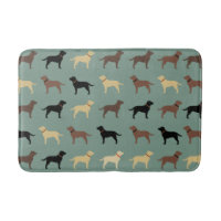 Labrador Retriever Hund Silhouetten Muster Labrado