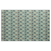 Labrador Retriever Hund Silhouetten Muster Labrado Stoff (Fat Quarter (45,7 x 55,9 cm))