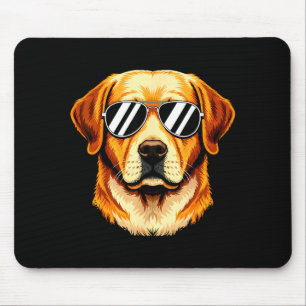 Labrador Retriever Hund Sonnenbrille  Mousepad