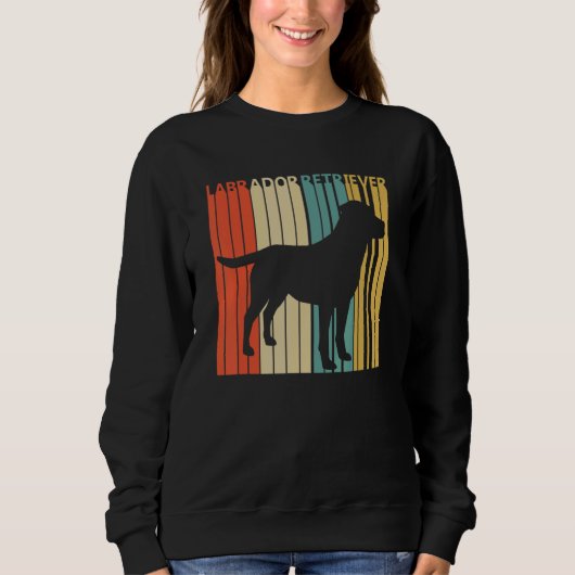 Labrador Retriever Hund Sweatshirt (Vorderseite)