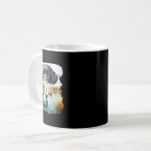 Labrador Retriever Hund Us Flag Duck Hunter Kaffeetasse (Vorderseite Links)