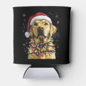 Labrador Retriever Hunde Baum Weihnachtspullover X Dosenkühler (Vorderseite)