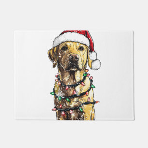 Labrador Retriever Hunde Baum Weihnachtspullover X Fußmatte