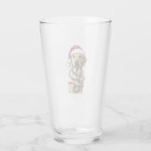 Labrador Retriever Hunde Baum Weihnachtspullover X Glas (Rückseite)