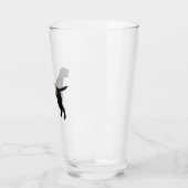 Labrador Retriever Hunde Rasse Bohemisch Floral Glas (Links)