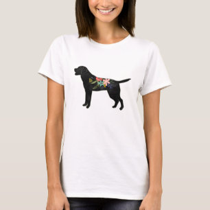 Labrador Retriever Hunde Rasse Bohemisch Floral T-Shirt