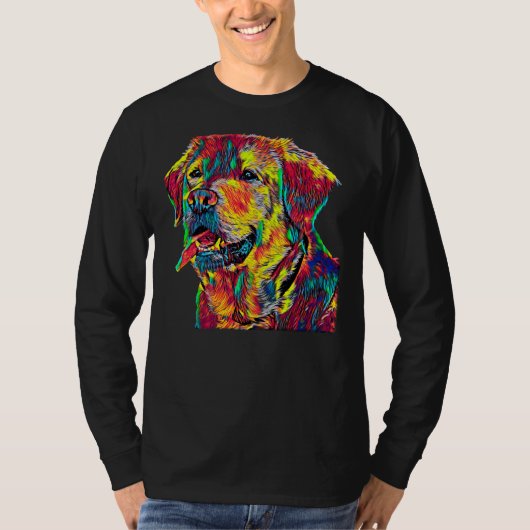 Labrador Retriever Hunde Rasse Kopffüßer Rasse Tru T-Shirt (Vorderseite)