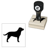Labrador Retriever Hunde Silhouette Gummistempel (Stempel)