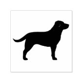 Labrador Retriever Hunde Silhouette Permastempel (Design)