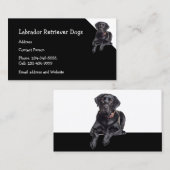 Labrador Retriever Hunde Züchter Pet Sitter Visitenkarte (Vorne/Hinten)