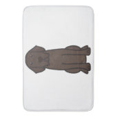 Labrador-Retriever-HundeCartoon Badematte (Vorderseite Vertikal)