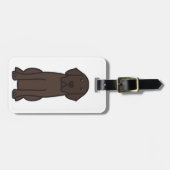 Labrador-Retriever-HundeCartoon Gepäckanhänger (Vorderseite horizontal)