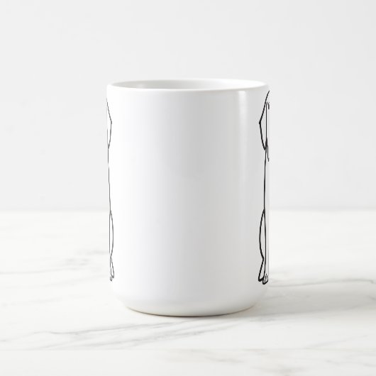 Labrador-Retriever-HundeCartoon-Kaffee-Tasse Kaffeetasse (Mittel)