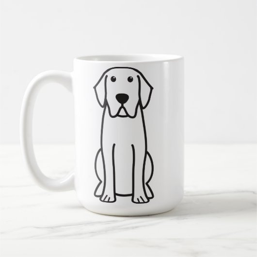 Labrador-Retriever-HundeCartoon-Kaffee-Tasse Kaffeetasse (Links)