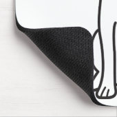 Labrador-Retriever-HundeCartoon-Mausunterlage Mousepad (Ecke)