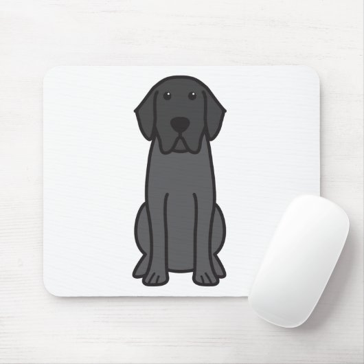 Labrador-Retriever-HundeCartoon Mousepad (Mit Mouse)