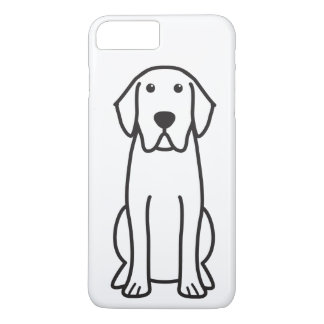 Labrador-Retriever-HundeCartoon-Telefon-Kasten iPhone 8 Plus/7 Plus Hülle