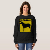 Labrador Retriever Hundeschwarnung Sweatshirt (Vorne ganz)