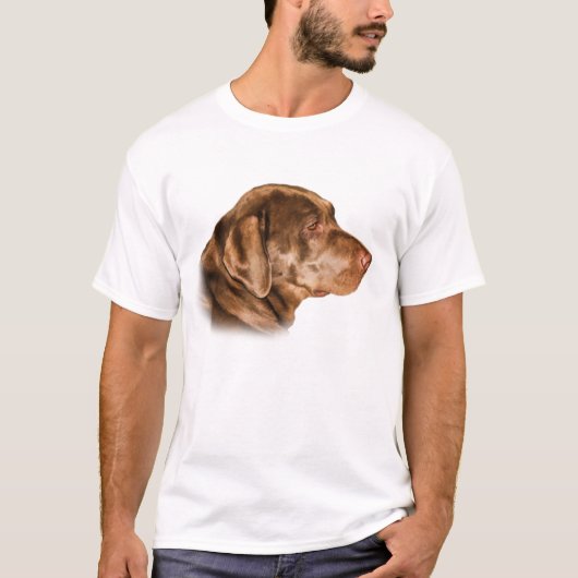 Labrador retriever-Hundet-shirt, kundengerecht T-Shirt (Vorderseite)