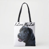 Labrador Retriever I Liebe Mein Labrador Tasche (Vorderseite)