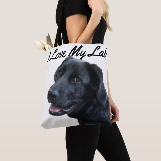 Labrador Retriever I Liebe Mein Labrador Tasche (Von Nahem)
