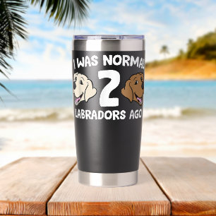 Labrador Retriever, ich war vor 2 Labradors normal Thermobecher