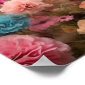 Labrador Retriever im Blumenfeld zum Download Poster (Ecke)