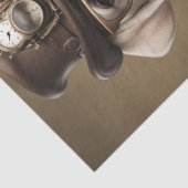 Labrador Retriever im Steampunk-Stil Seidenpapier (Detail)