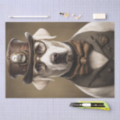Labrador Retriever im Steampunk-Stil Seidenpapier (Handwerk)